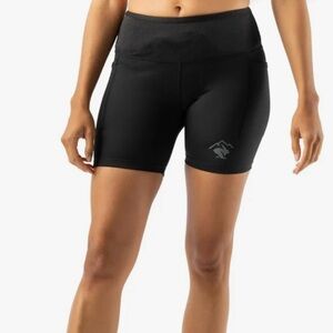 Rabbit Leggy Smashems 5” Black Shorts Women’s Size L Bike Workout Athletic